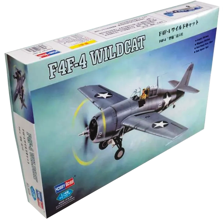 F4F-4 Wildcat. Американский истребитель (1/48)