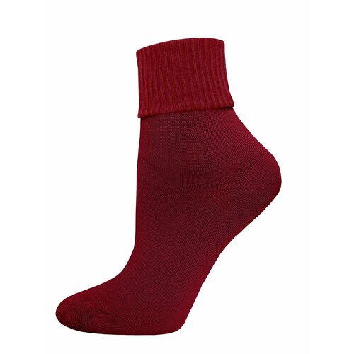 фото Носки , размер 25, бордовый без бренда