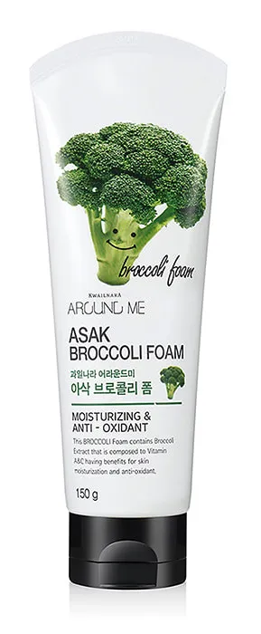 Пенка для умывания с экстрактом брокколи Welcos Around Me Broccoli Foam, 150 мл