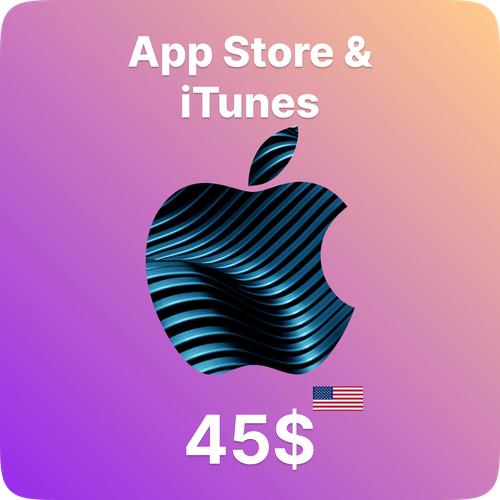 Подарочная карта App Store & iTunes 45 USD