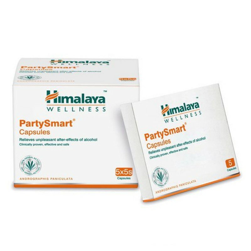 Пати Смарт марки Гималая Party Smart Himalaya 5 капсул