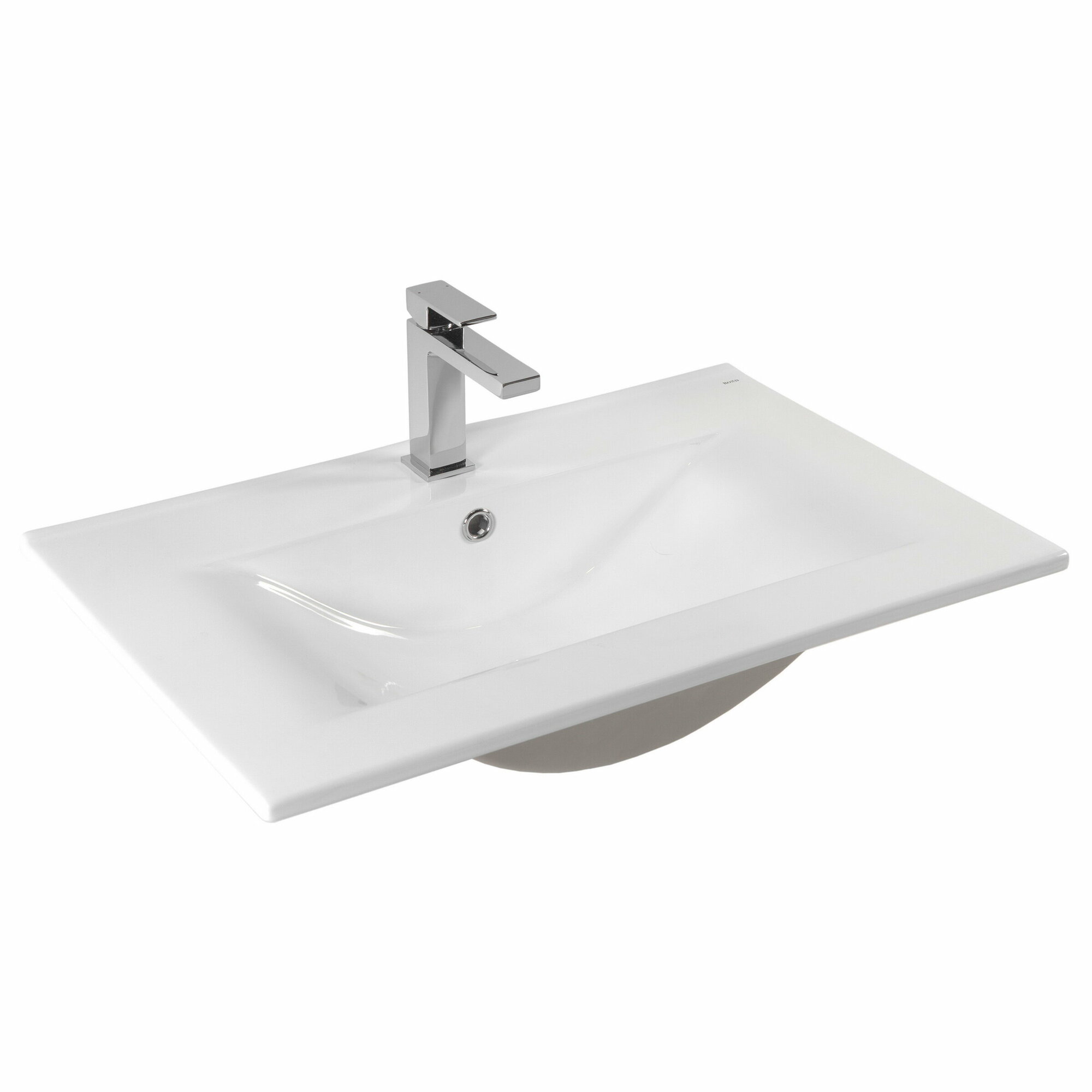 фото Раковина встраиваемая 70*46*17см BOND S05-700 прямоугольная белая