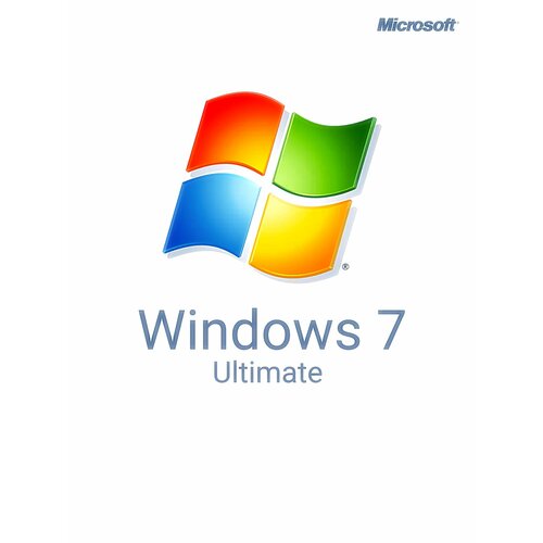 Microsoft Windows 7 Ultimate SP1 (Максимальная), Бессрочный лицензионный онлайн ключ активации, русский язык windows 7 professional профессиональная бессрочный лицензионный онлайн ключ активации русский язык