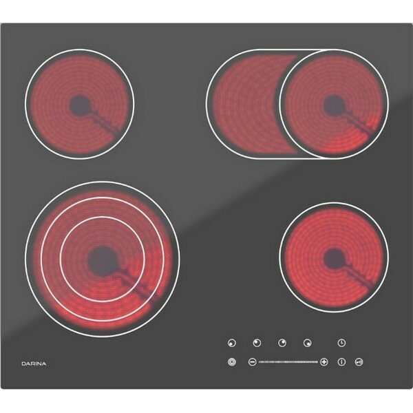 Варочная панель Darina PL E329 B, электрическая, независимая, черный - фото №7