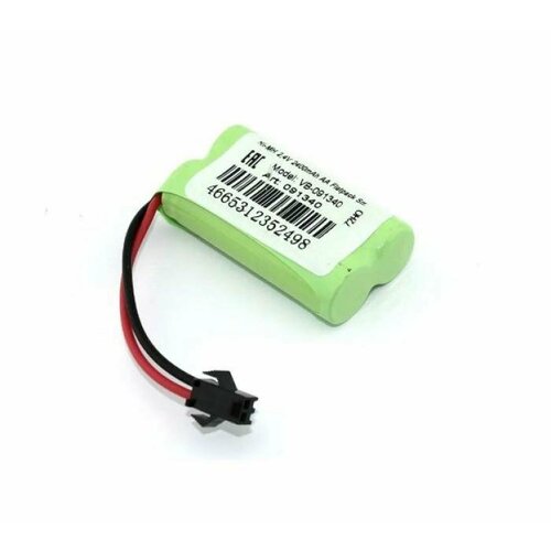 Аккумулятор Ni-MH 2.4V 2400mAh AA Flatpack разъем SM аккумулятор ni mh 7 2v 2400mah yp nimh 72f 2400 yp