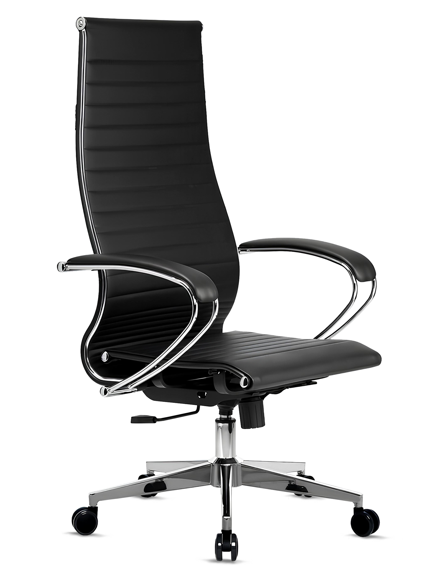 Кресло руководителя METTA-8 экокожа MPES , подл.116/осн.004, черный / Компьютерное кресло для директора, начальника, менеджера