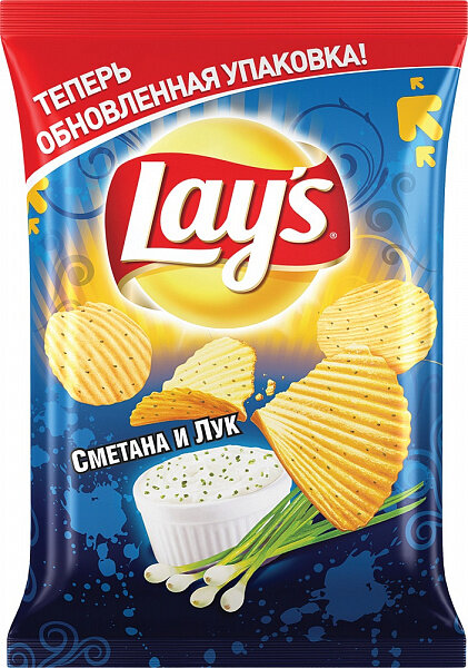 Чипсы Lays Сметана и Лук 140г - фото №12