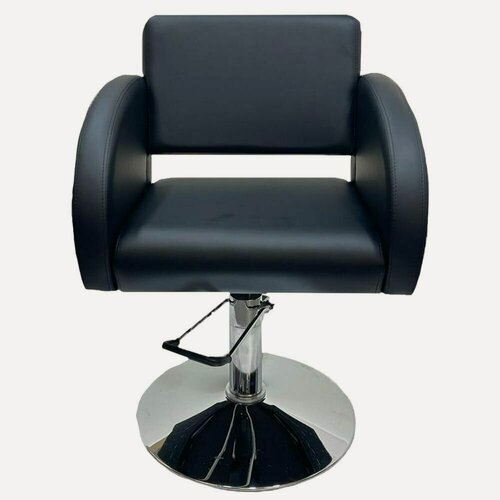 Изображение товара Парикмахерское кресло "Пума", цвет - черный, основание - диск