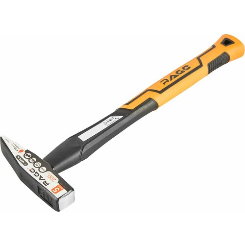 Молоток слесарный Rage 903002 фиберглассовая рукоятка 200 г 1128₽