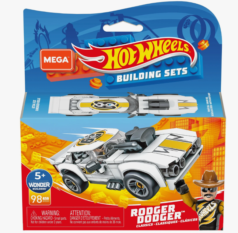 Mega Construx Конструктор Hot Wheels Машинка гоночная Rodger Dodger 98 дет. GYG33