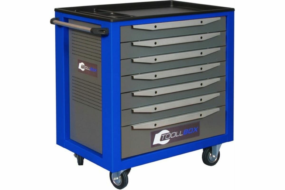 Инструментальная тележка Toollbox серии standart TBS-7 RAL 5005