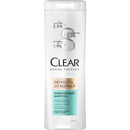 Шампунь для волос Clear легкость от корней 380мл