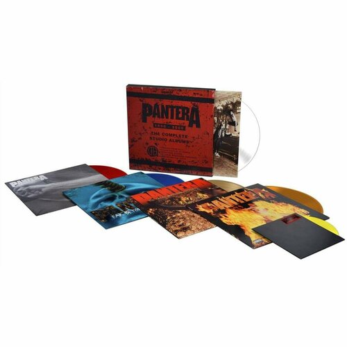 Виниловая пластинка Pantera - The Complete Studio Albums 1990 - 2000 (180g) (Limited Edition Box Set) (5 LP) pantera 1990 2000 decade of domination limited black ice transparent 2 lp