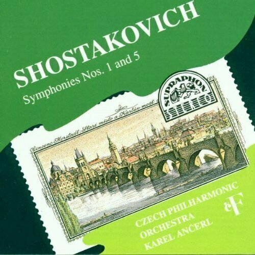 AUDIO CD Shostakovitch / Sym 1 & 5. 1 CD