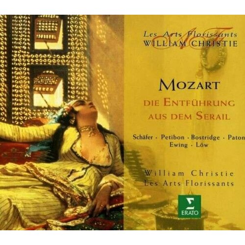 AUDIO CD MOZART: Die Entfuhrung aus dem Serail. / Schafer, Petibon, Bostridge, Paton, Ewing, Les Arts Florissants