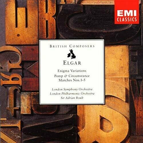 AUDIO CD ELGAR, E, ENIGMA-VARIAT / POMP and CIRCUMSTANC - Boult / London Philh.Orch. elgar marches polonia caractacus pomp