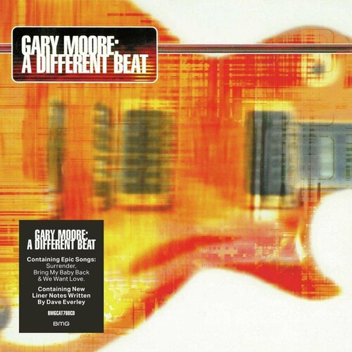 Audio CD Gary Moore - A Different Beat (1 CD) виниловая пластинка gary moore a different beat transparent orange 2 lp