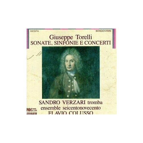 Audio CD раритет TORELLI GIUSEPPE - Concerto Etienne Roger 188 Sonata G 1 Sinfonia G 2 Sinfonia G 3 Sinfonia G 4 Sonata G 5 Sonata G 6 Sonata G 7 Sinfonia G 8 Verzari Sandro Colusso Flavio 1 CD 4899₽