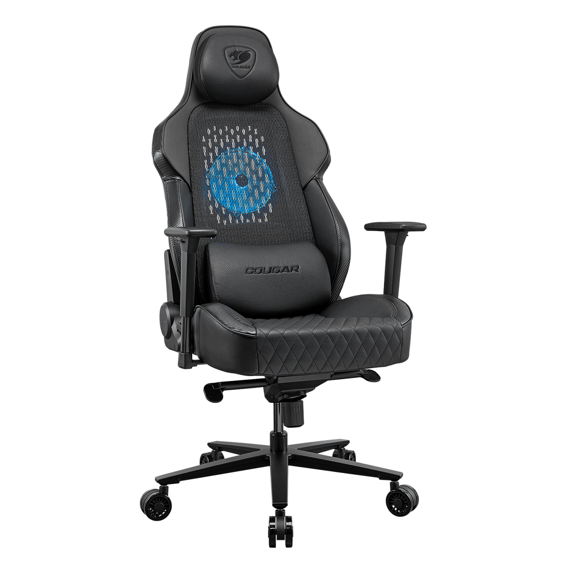 Кресло компьютерное игровое COUGAR NxSys Aero Black Размеры: Высота 1390мм Глубина 525мм Ширина 690мм