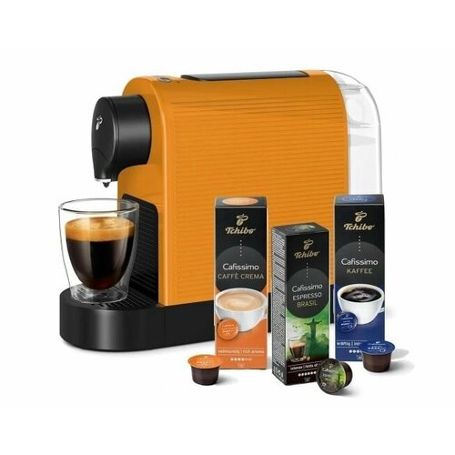 Капсульная кофемашина Tchibo Cafissimo Pure Plus 1250 Вт оранжевый 1510200₽