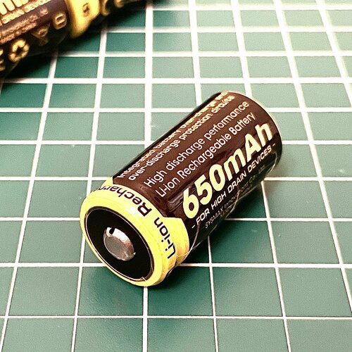 16340 Аккумуляторная батарейка RCR123A Найткор Nitecore