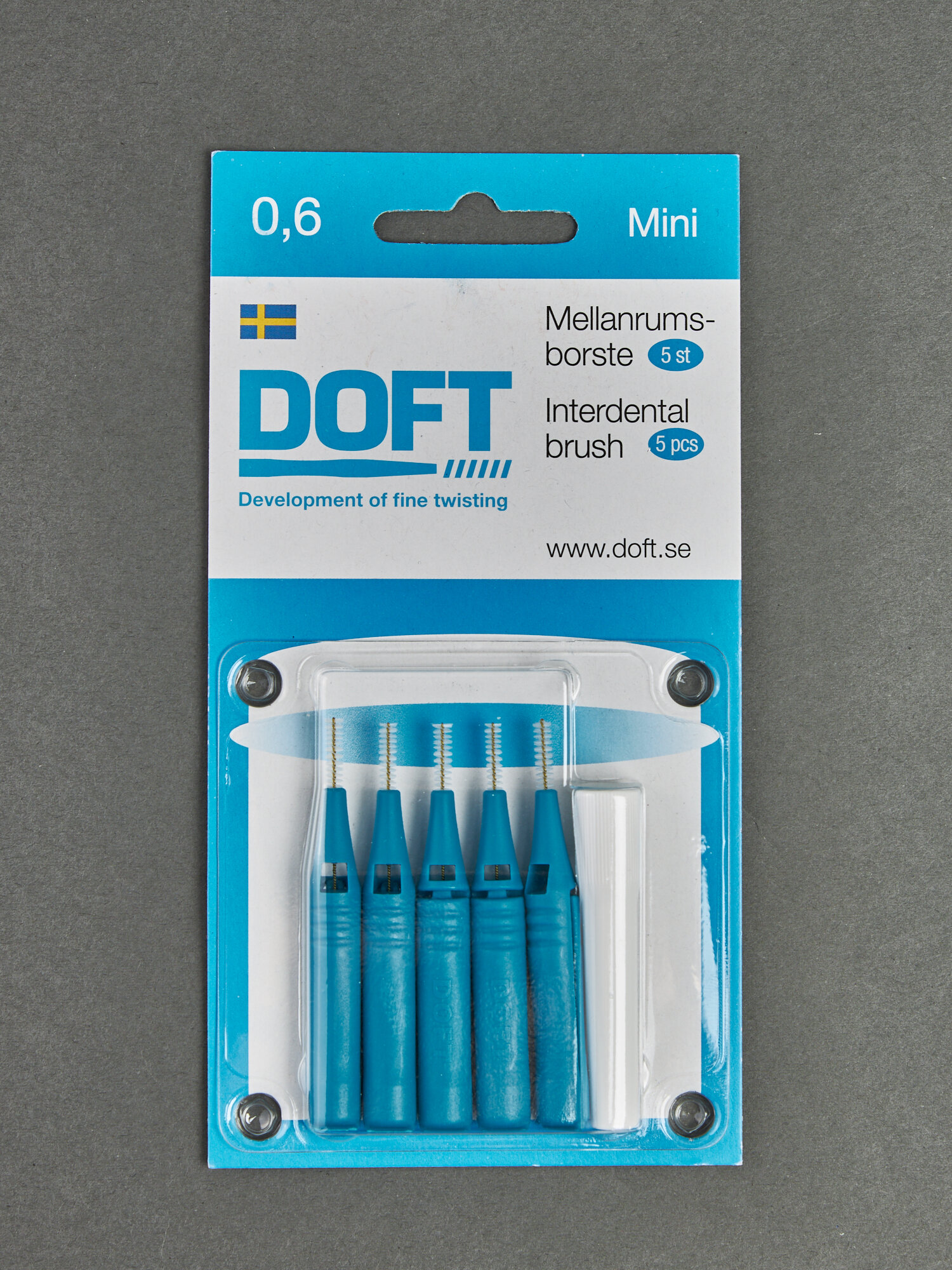 Межзубные ершики DOFT 0,6 мм. (5 шт.) — фото 1