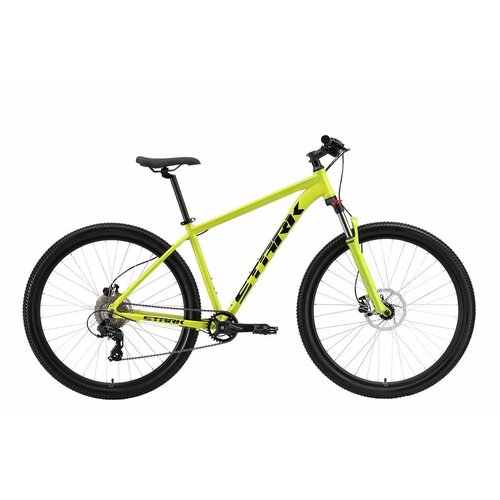 Велосипед Stark Hunter 29.2 HD (2024) 20 зелено-желтый/черный zoom руль бабочка mtb al 181 l600мм алюминий арт ztb98406