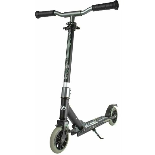 фото Самокат складной jogger 145 2021 колёса 145 мм abec 7 до 70 кг тормоз-крыло tech team 113830 зелёный techteam