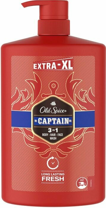 Гель для душа Old Spice 3в1 Captain 1л