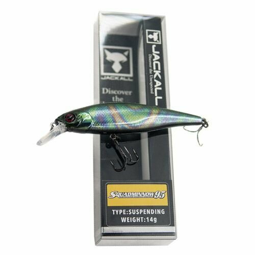 Воблер JACKALL SQUAD MINNOW 95SP 14g цвет UL TAMAMUSHI