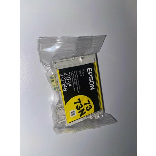 Картридж Epson yellow T0734 T0734N