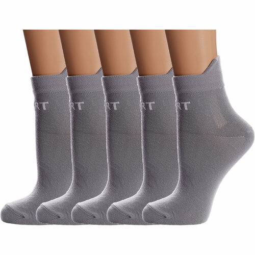 Носки PARA socks, 5 пар, размер 29, серый