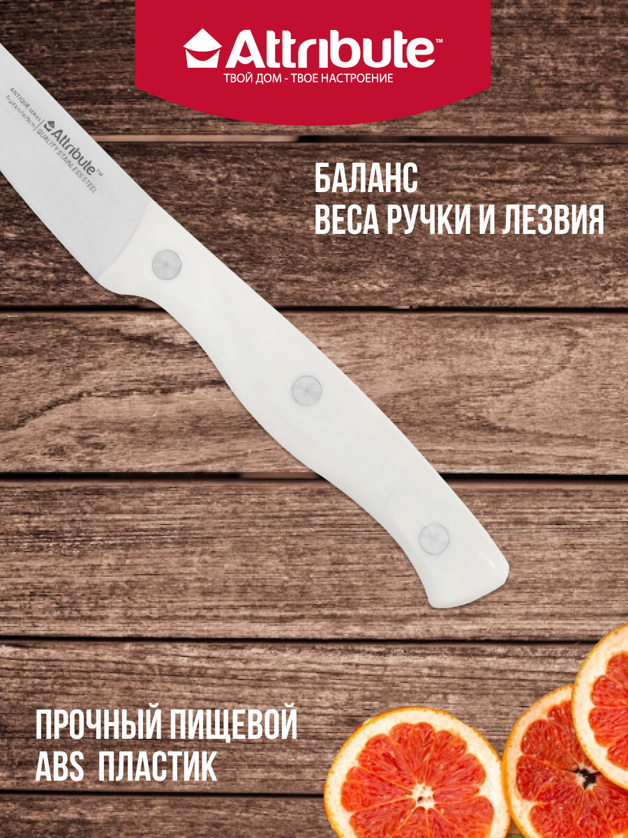 Нож для фруктов Attribute Knife Antique AKA004 9см - фото №10