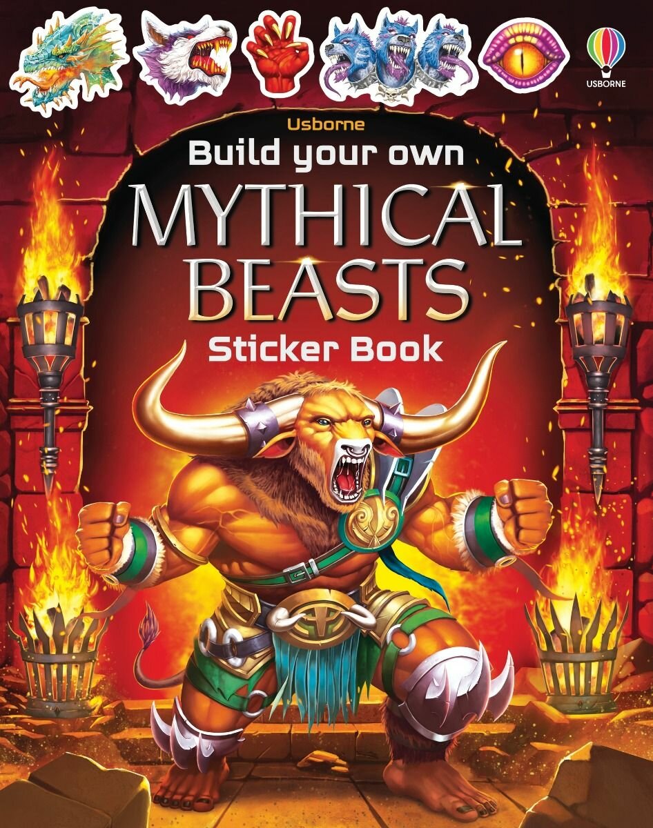 Build Your Own Mythical Beasts Sticker Book / Tudhope Simon / Книга на Английском