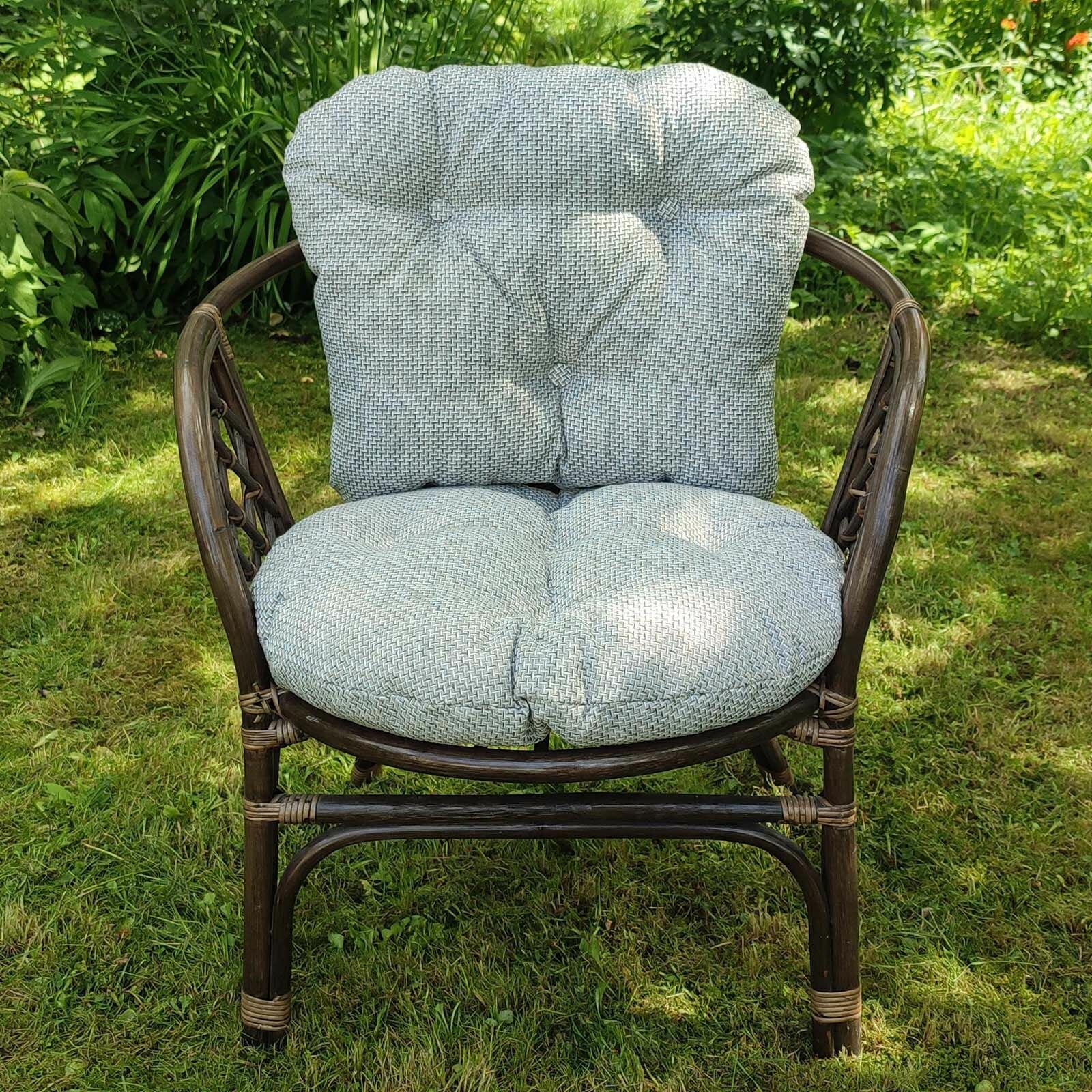 Подушка на кресло для садовой мебели из ротанга Багама - фотография № 2