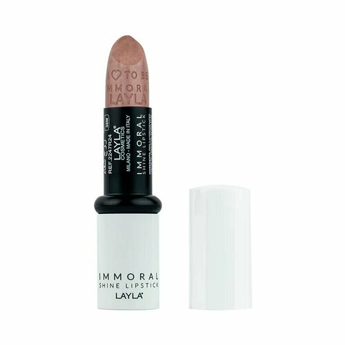 Помада для губ блестящая Immoral Shine Lipstick 2247R24-012, N.12, Laylaful, 4 г