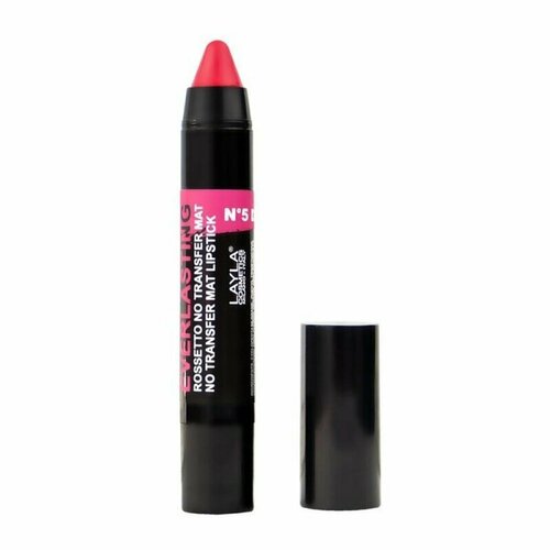 Помада-карандаш матовая стойкая Everlasting No Transfer Mat Lipstick 2210R24-005, N.5, Danger, 1 шт