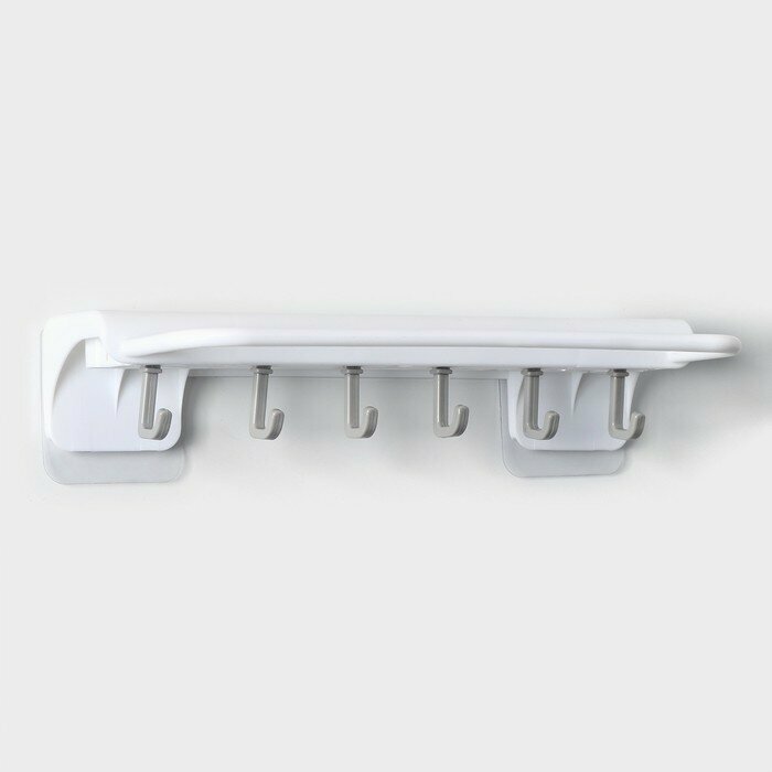 Держатель для ножей и кухонных принадлежностей 255×11×5 см цвет белый