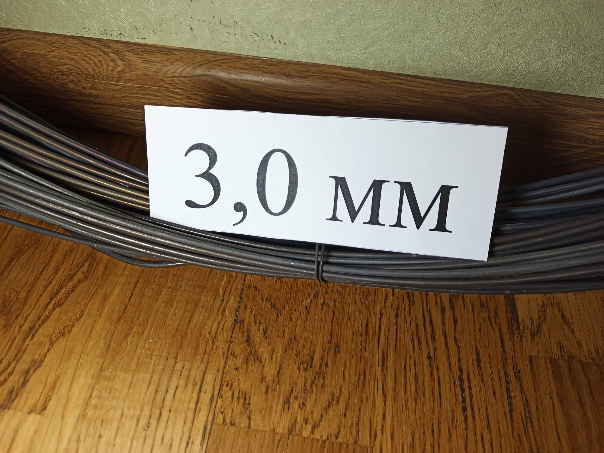 Изображение проволока вязальная 3,0 мм 90 метров
