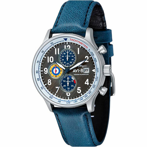 Наручные часы AVI-8 AV-4011-0F, синий наручные часы avi 8 av 4011 0r черный