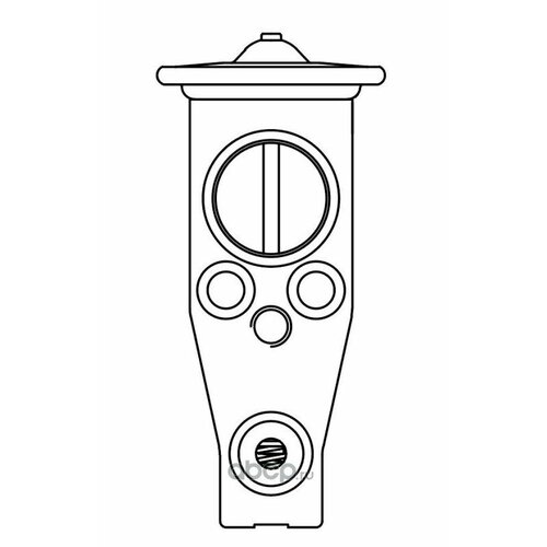 Клапан расширительный кондиционера toyota auris 07->corolla 06-> luzar ltrv 1970