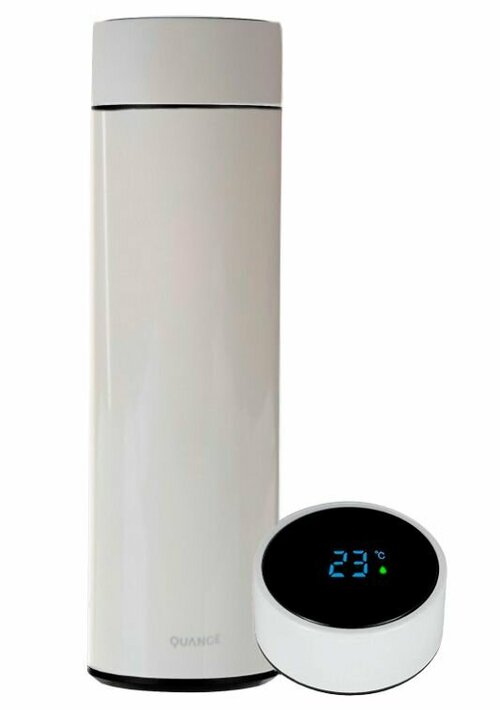 Термос с датчиком температуры Quange Temperature Display Thermos Cup 480ml (BW502) White