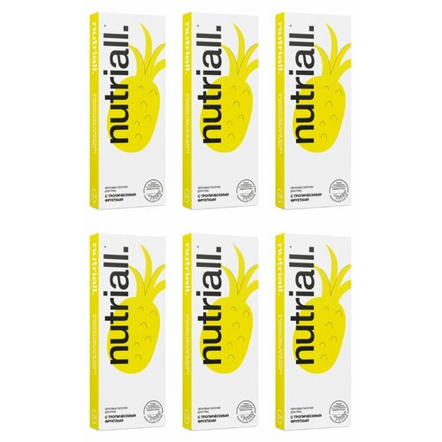 Nutriall Лакомство для птиц Палочки зерновые с тропическими фруктами, 90 г, 6 уп