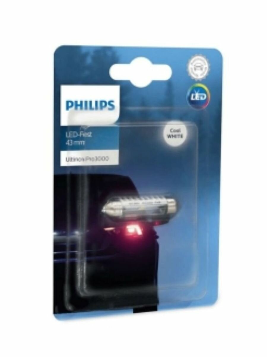 Светодиодная лампа Philips Ultinon Pro 3000 Festoon 43mm LED 1шт