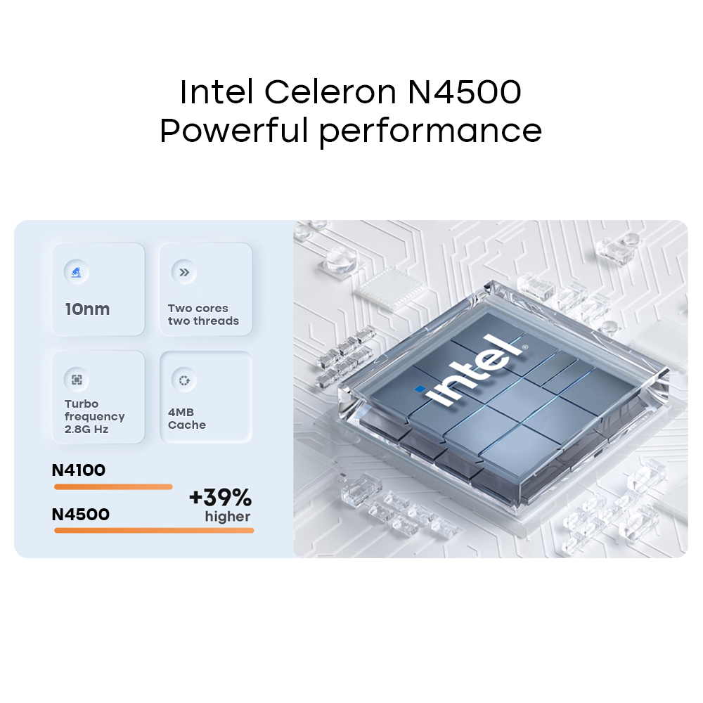 Ноутбук DESERT 11 с 11-дюймовым сенсорным экраном Ultra HD 2K IPS Intel Celeron N4500 16 ГБ оперативной памяти + 512 ГБ SSD Office Learning Windows 11 Ноутбук