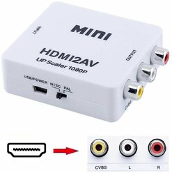 Конвертер из HDMI в AV (CVBS) и FL/FR стерео аудио