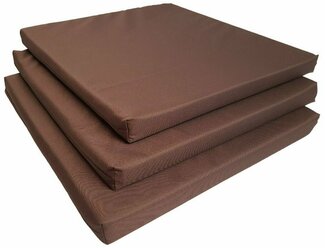 Комплект подушек для 3-х местного дивана Альтернатива, цвет коричневый