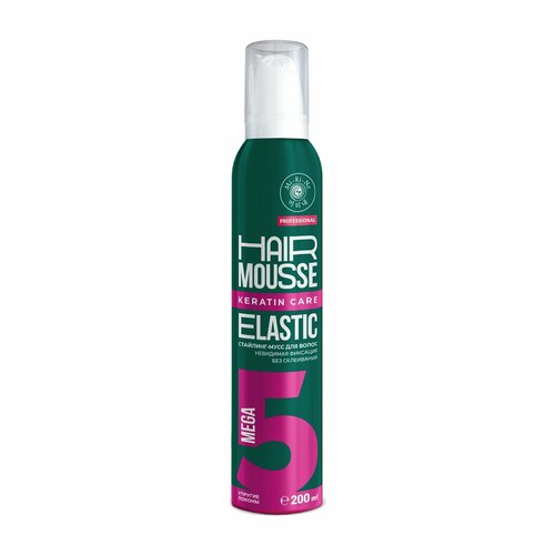 Стайлинг-мусс для создания упругих локонов / Mi-Ri-Ne Mega Elastic Hair Mousse укладка и стайлинг kharisma voltage спрей для укладки волос термозащита и питание