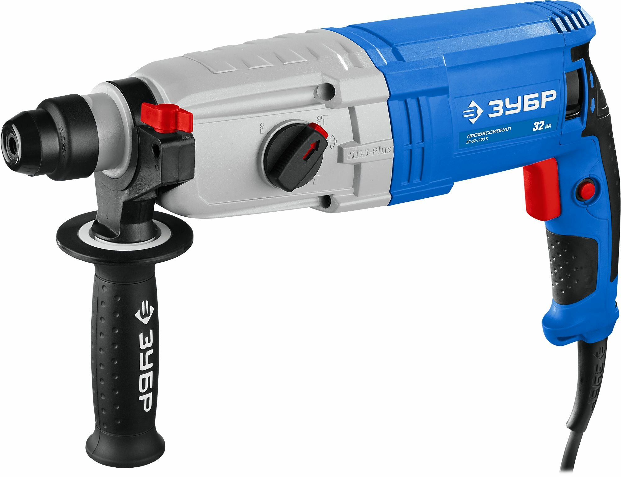 Перфоратор SDS Plus 1100 Вт, 32 мм Профессионал ЗУБР ЗП-32-1100 К