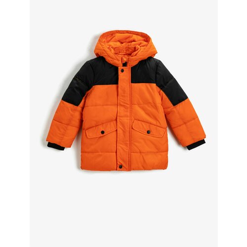 Куртка KOTON, размер 6-7 лет, оранжевый рубашка koton размер 6 7 лет оранжевый